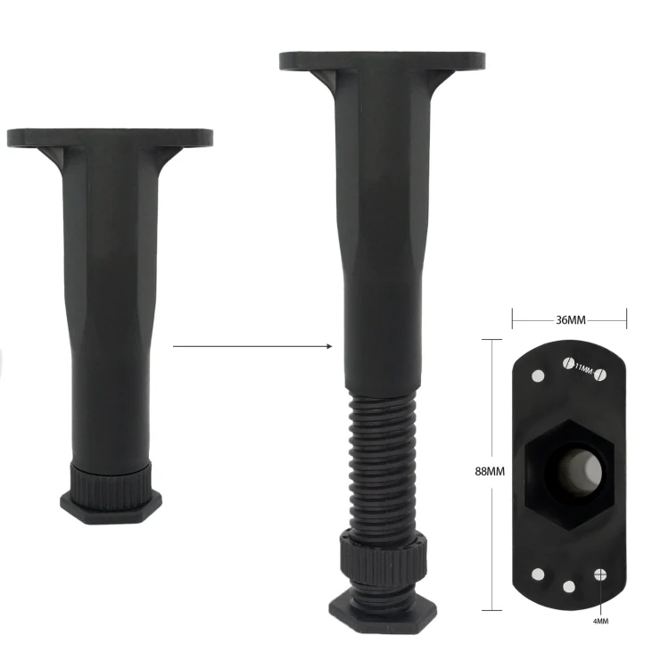 13-22cm Adjustable Underbed Beam Support Holder Retractable Furniture Booster Bracket - Image 3