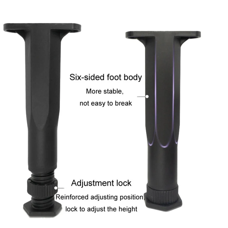 13-22cm Adjustable Underbed Beam Support Holder Retractable Furniture Booster Bracket - Image 4
