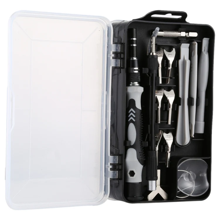 135 in 1 DIY Mobile Phone Disassembly Tool Clock Repair Multi-function Tool Screwdriver Set(Black Gray) - Image 2