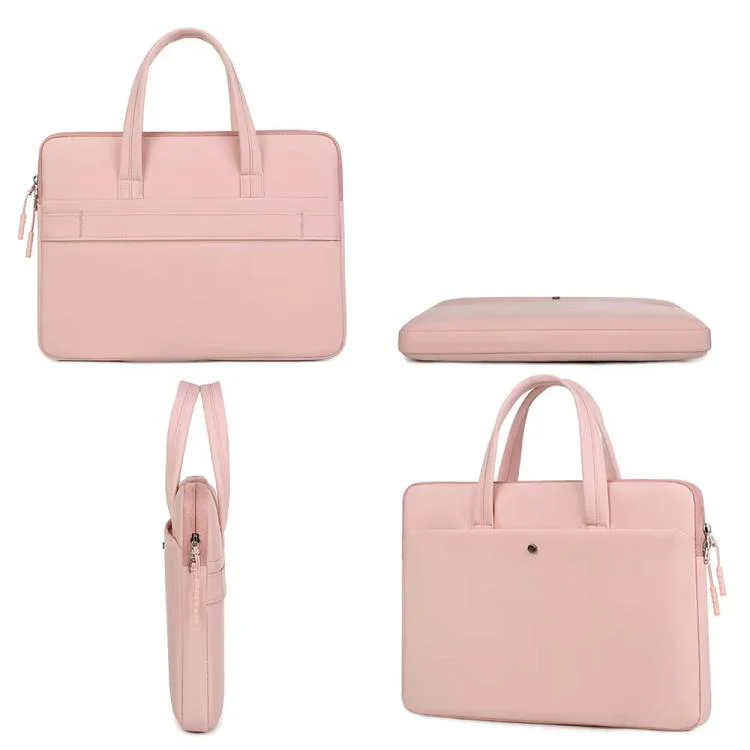 15-15.6inch Universal Laptop Bag Briefcase Multifunctional Shockproof Computer Bag, Color: Gray - Image 3