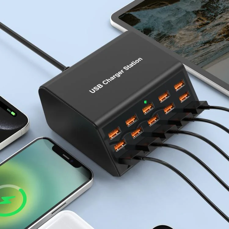 15-Port USB Power Strip Smart Fast Charging Charger(EU Plug) - Image 5