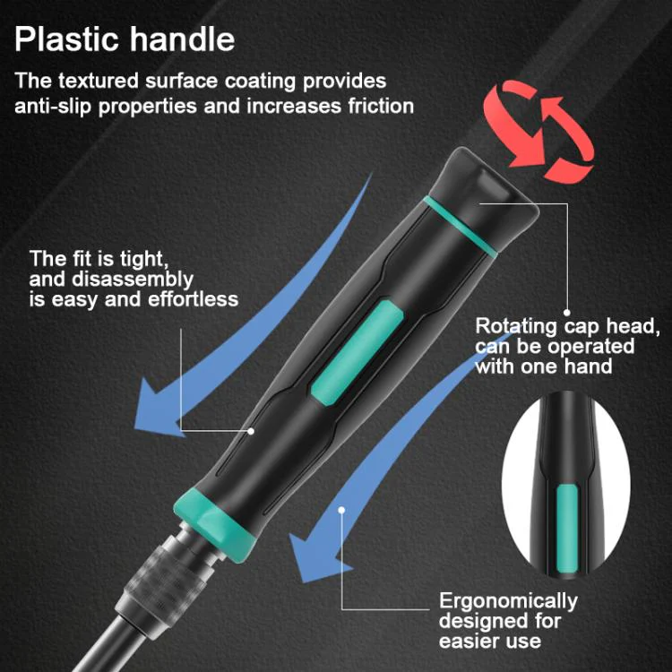 152 in 1 Precision Screwdriver Tool Kit(Black Gray) - Image 6