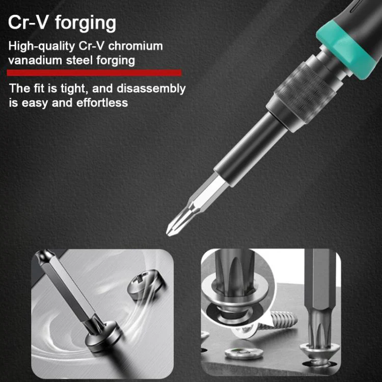 152 in 1 Precision Screwdriver Tool Kit(Black Gray) - Image 8