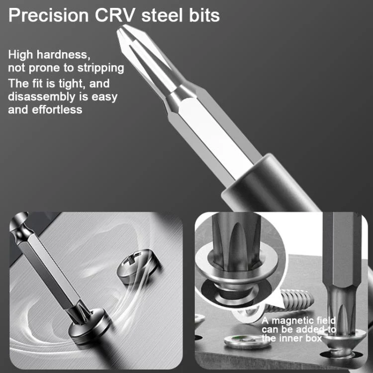 152 in 1 Precision Screwdriver Tool Kit(Black Green) - Image 7