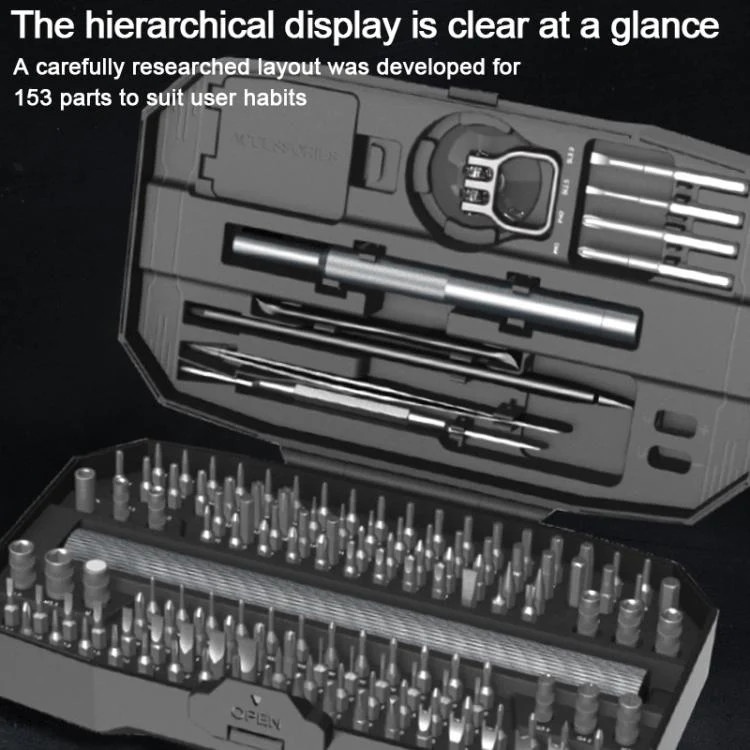 153 in 1 Long Endurance Three-speed Adjustment Electric Screwdriver Set - Image 6