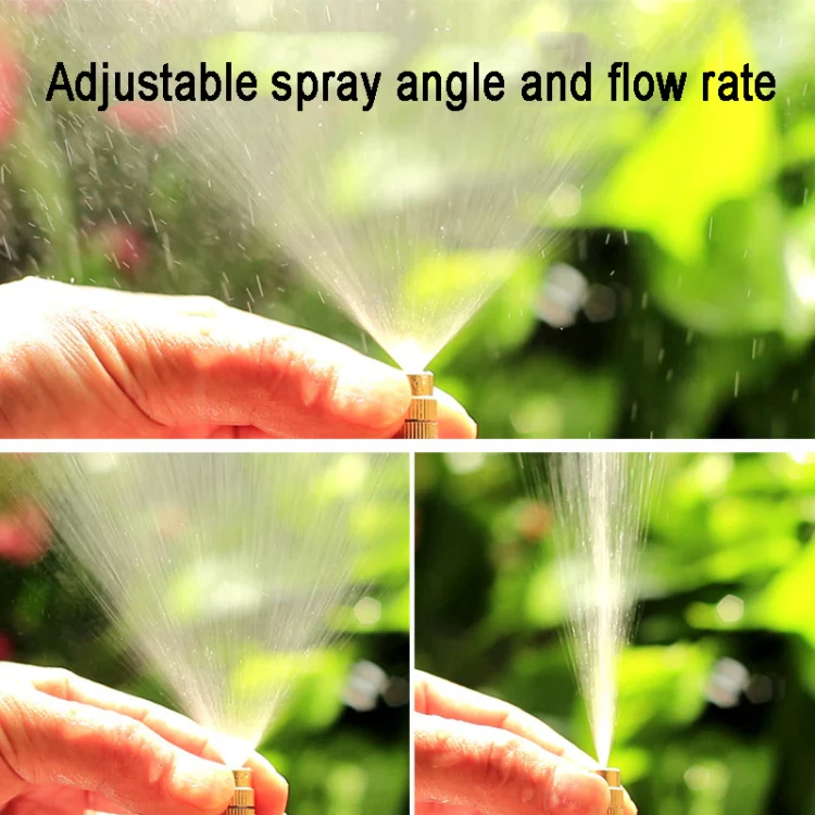 15m Kit Brass Misting Nozzles Bend Arbitrarily Atomized Sprayer Garden Irrigation - Image 6
