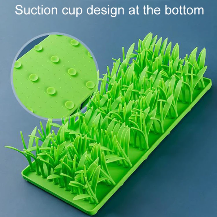 16.9 x 36.1 x 8.65cm Pet Silicone Slow Eating Mat Cats And Dogs Feeding Non-Slip Licking Pads(Green) - Image 5