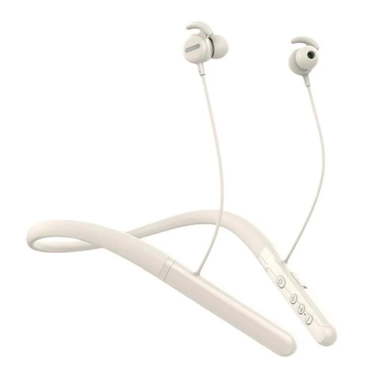 16-Channel Neck-Worn Bluetooth Hearing Aid Headphones Portable Sound Amplifier(White)