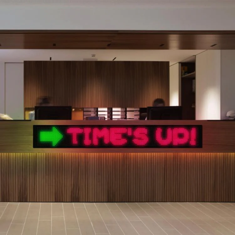 16 x 144 Pixels  Ultra-Thin Waterproof Programmable LED Flexible Matrix Display Screen, Plug:EU Plug - Image 11