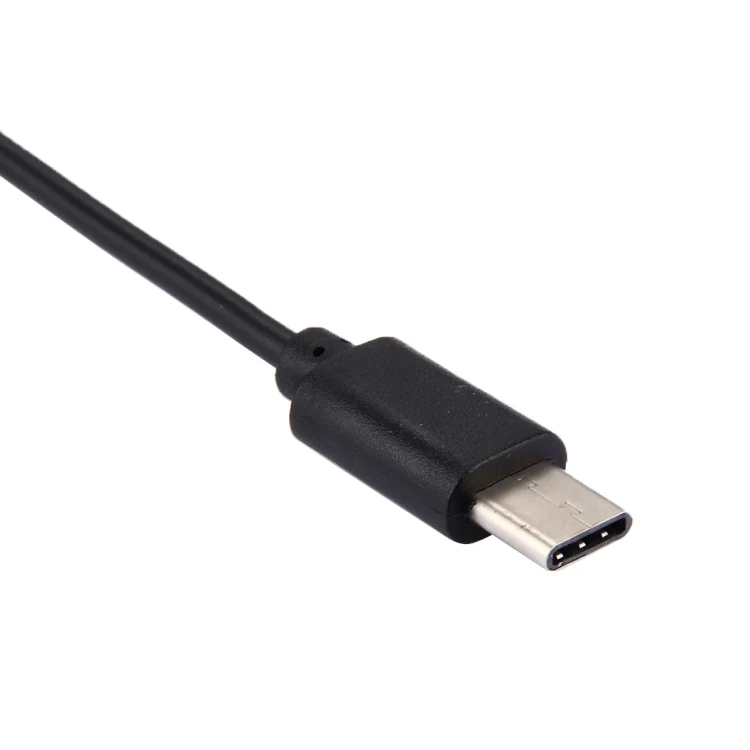17.8cm 3 Ports USB-C / Type-C 3.1 OTG Charge HUB Cable, For Galaxy S8 & S8 + / LG G6 / Huawei P10 & P10 Plus / Xiaomi Mi 6 & Max 2 and other Smartphones(Black) - Image 5