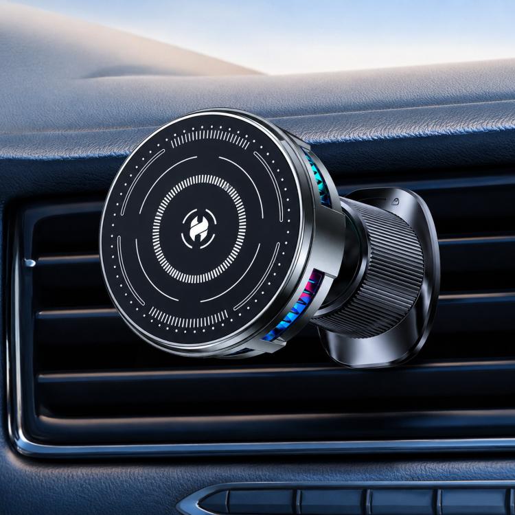 17mm Ball Joint Magnetic Phone Cooler 3-Speed Semiconductor Cooling Fan with Air Vent Clip C50