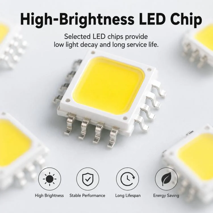 18W Square 6500K Recessed LED Panel Downlight Flat Can Light Full Plastic Insulated Ceiling Lamp - Image 5