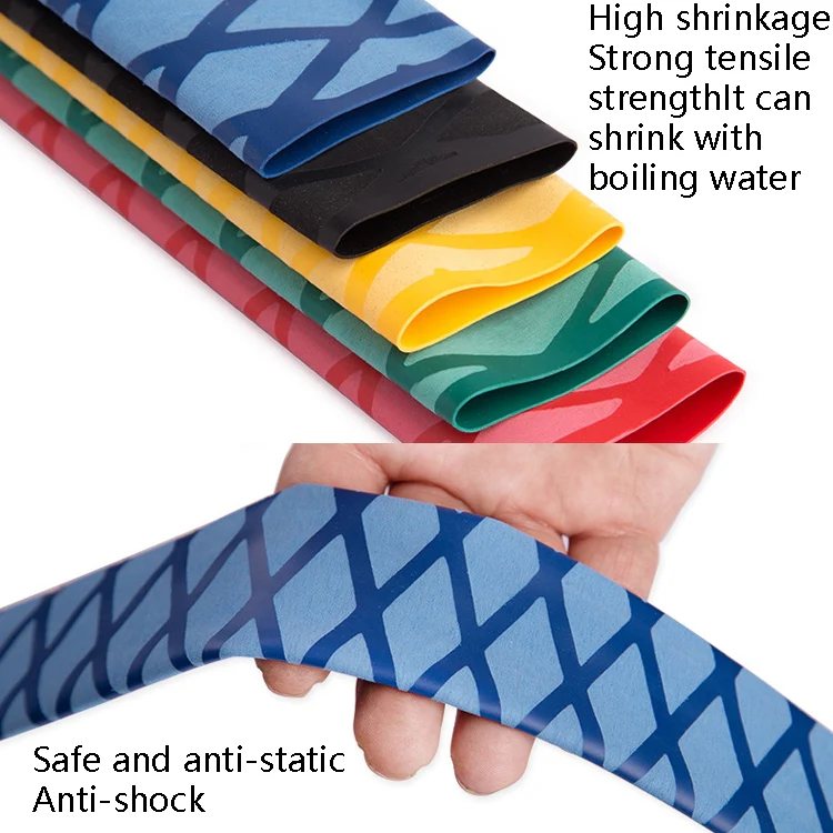 1m Fish Rod Heat Shrinkable Hand Handling Insulation Non-Slip Waterproof Sleeve, Specification: Diameter 20mm(Yellow) - Image 5