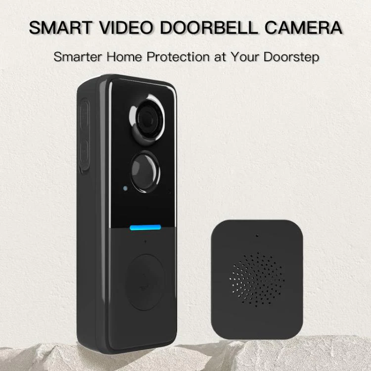 1MP HD Graffiti Smart Video Doorbell Camera Support PIR Motion Detection and Two-way Audio(Black) - Image 2