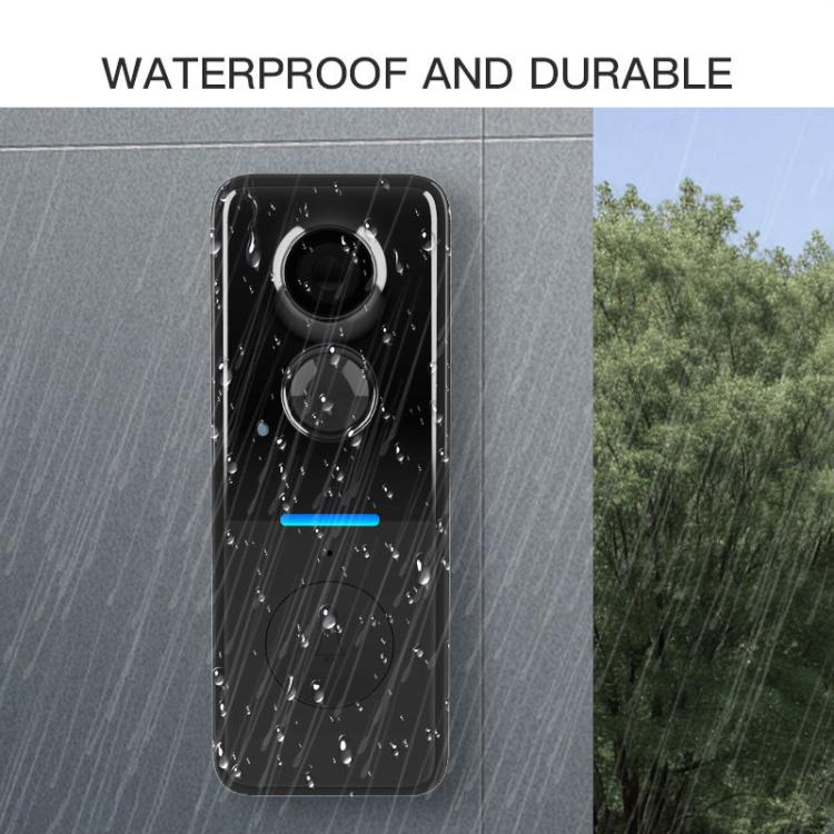1MP HD Graffiti Smart Video Doorbell Camera Support PIR Motion Detection and Two-way Audio(White) - Image 7