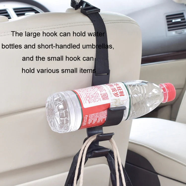 1pair Car Seat Back Umbrella Fixed Storage Hook, Style: Adjustable - Image 4