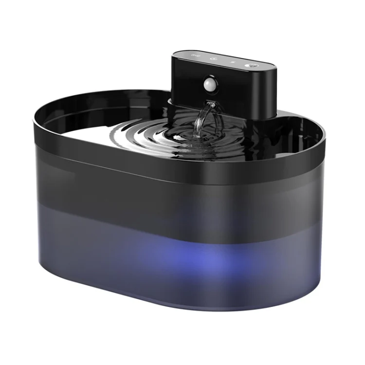 2.2L Smart Pet Water Fountain Wireless Infrared Sensor Battery Model Cats Water Dispenser(291-Runway)