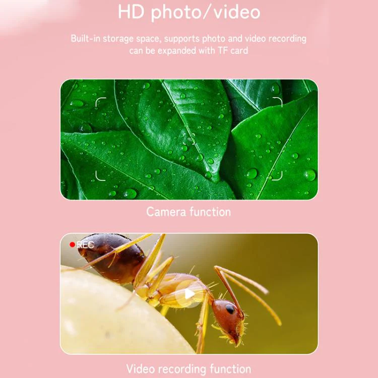 2.4 inch Screen Handheld Children Insect Observation Microscope(Purple) - Image 7