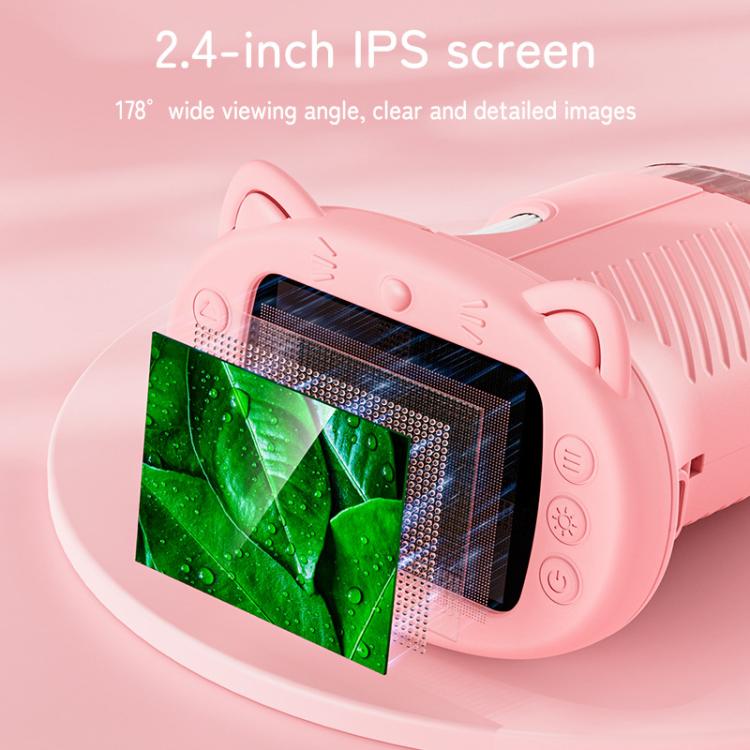 2.4 inch Screen Handheld Children Insect Observation Microscope(White) - Image 4