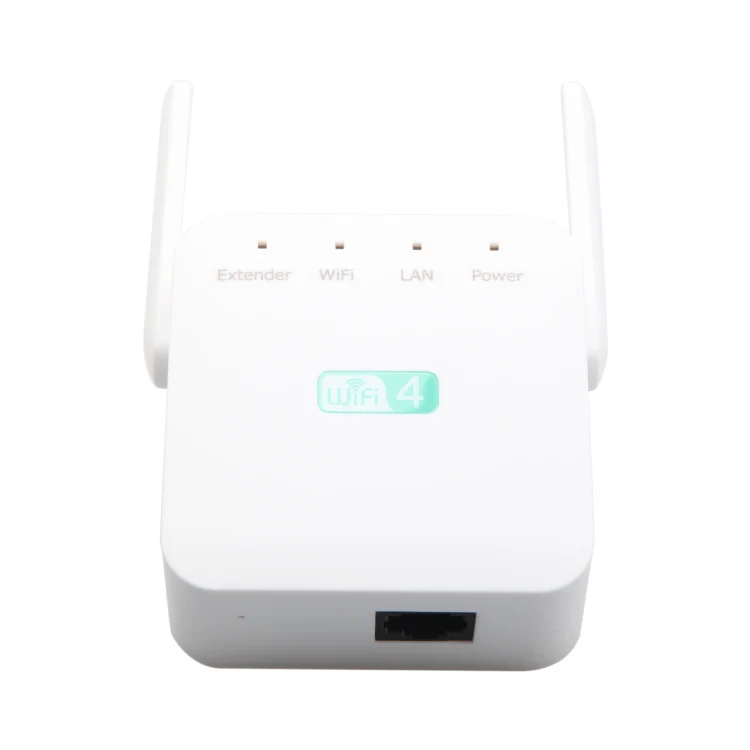 2.4G 300M Wi-Fi Amplifier Long Range WiFi Repeater Wireless Signal Booster UK Plug White - Image 2