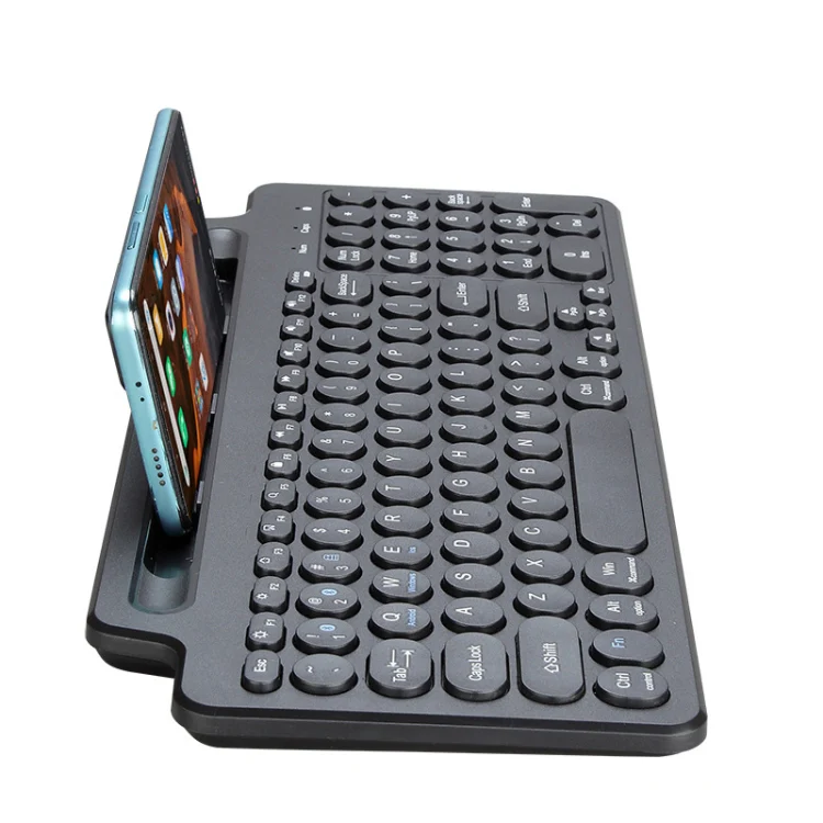 2.4G Bluetooth Wireless Keyboard With Card Slot Bracket No Touchpad - Image 2