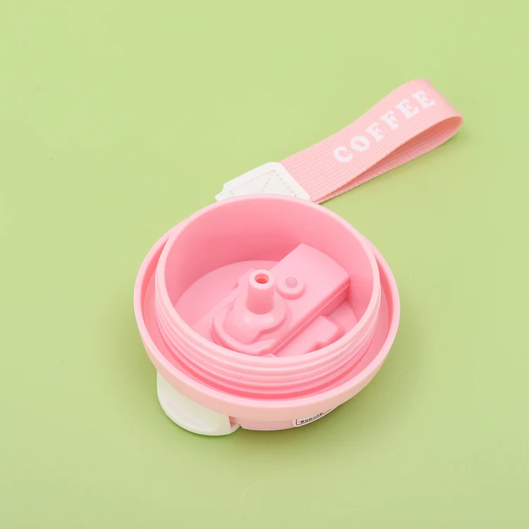 2.8 Inch Cup Mouth Straw Cup Lid Coffee Mug Replacement Lid With Hand Strip(Red) - Image 5