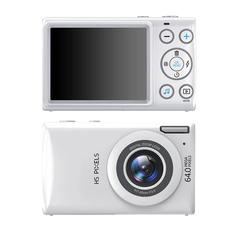 2.8-Inch Display Digital Camera 64MP 4K HD Camcorder With 18x Digital Zoom(White) - Image 2