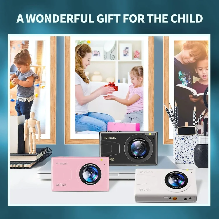 2.8-Inch Display Digital Camera 64MP 4K HD Camcorder With 18x Digital Zoom(White) - Image 8