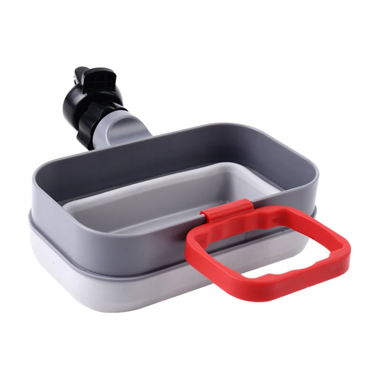 2 in 1 Car Fries Sauce Rack Air Vent Storage Box(Gray White)