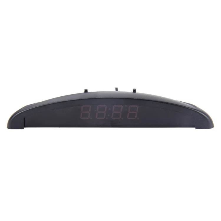 2 in 1 Car LED Digital Display Thermometer Clock(White) - Image 4