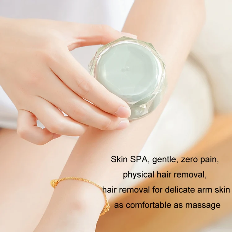 2 in 1 Double-sided Foot Grinder Crystal Glass Manual Epilator(Black) - Image 3