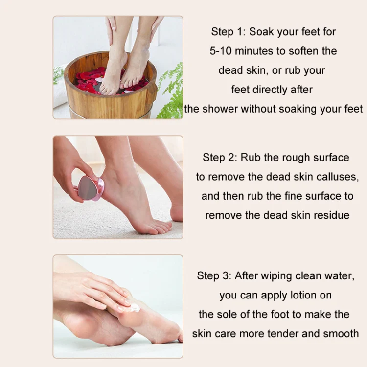 2 In 1 Hair Removal Foot Grinder Foot Peeling Pedicure Tool Epilator(Gold) - Image 10