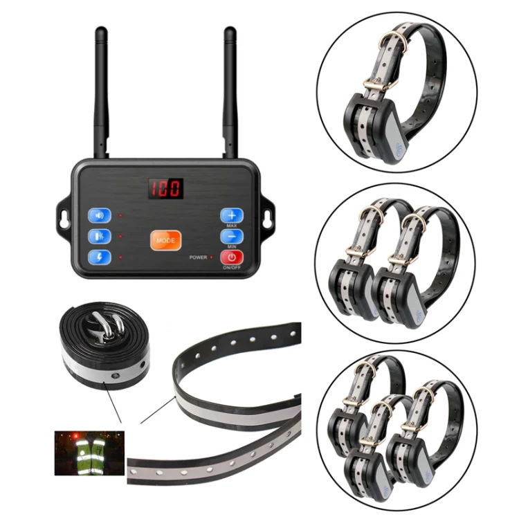 2 In 1 Pet Wireless Fence Bark Control Smart Dog Trainer, Set: 1 For 1 - Image 5