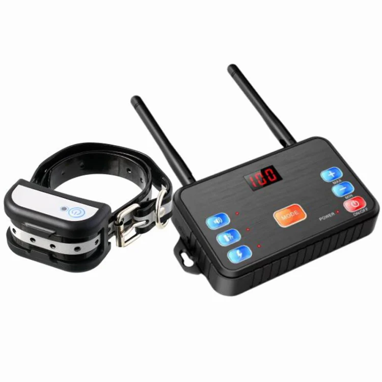 2 In 1 Pet Wireless Fence Bark Control Smart Dog Trainer, Set: 1 For 2 - Image 4