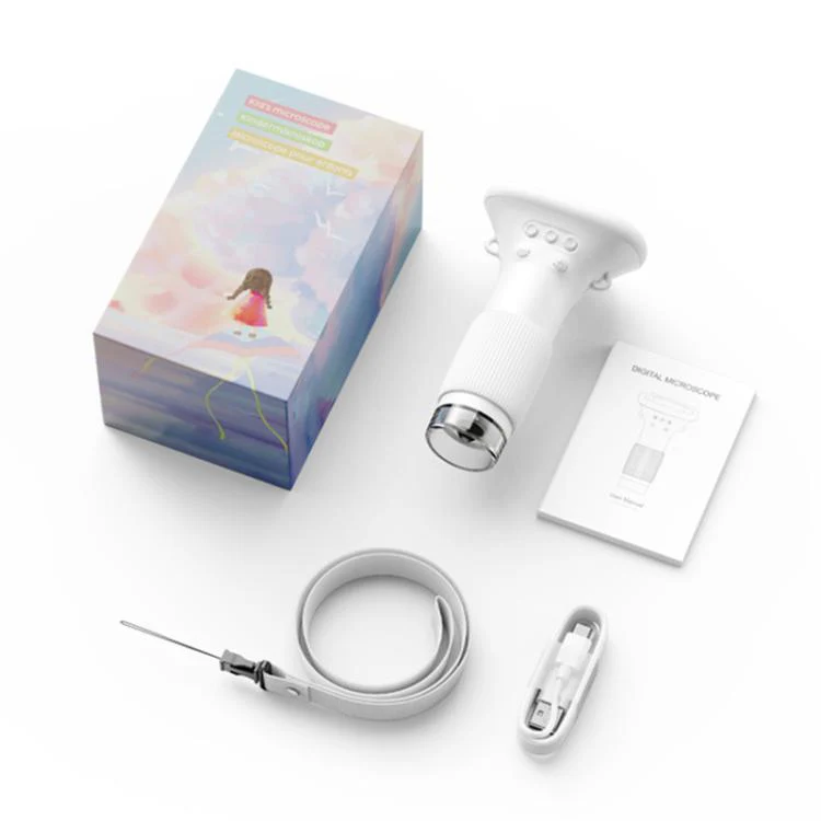 2 inch Screen Handheld Children Optical Microscope(White) - Image 10
