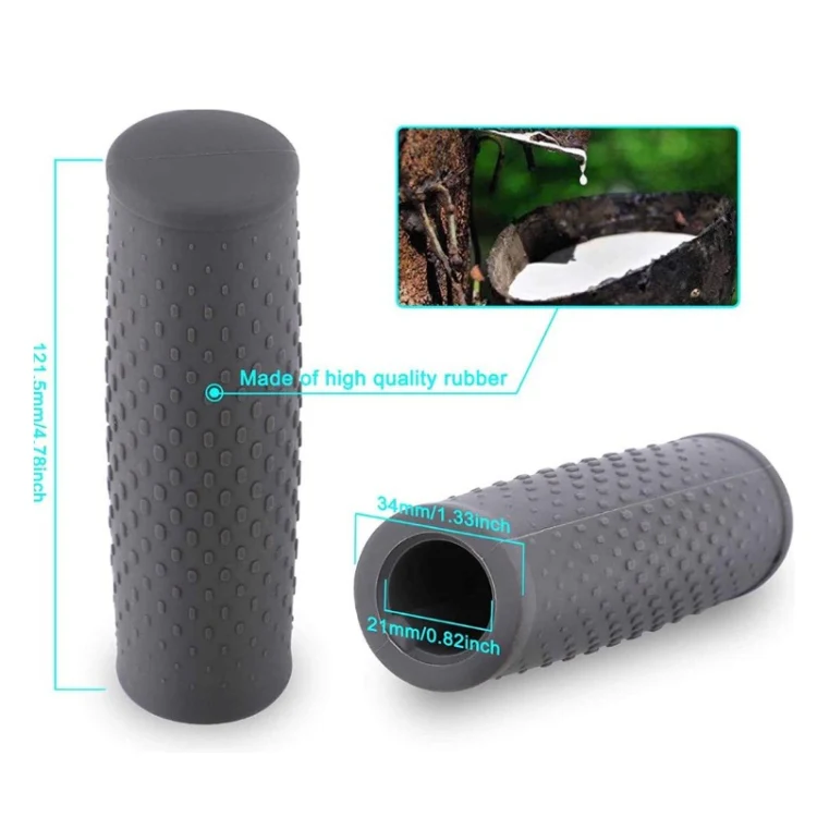 2 Pairs Scooter Accessories Handlebar Rubber Handle Cover For Xiaomi Mijia M365 / M365 Pro(Black) - Image 4