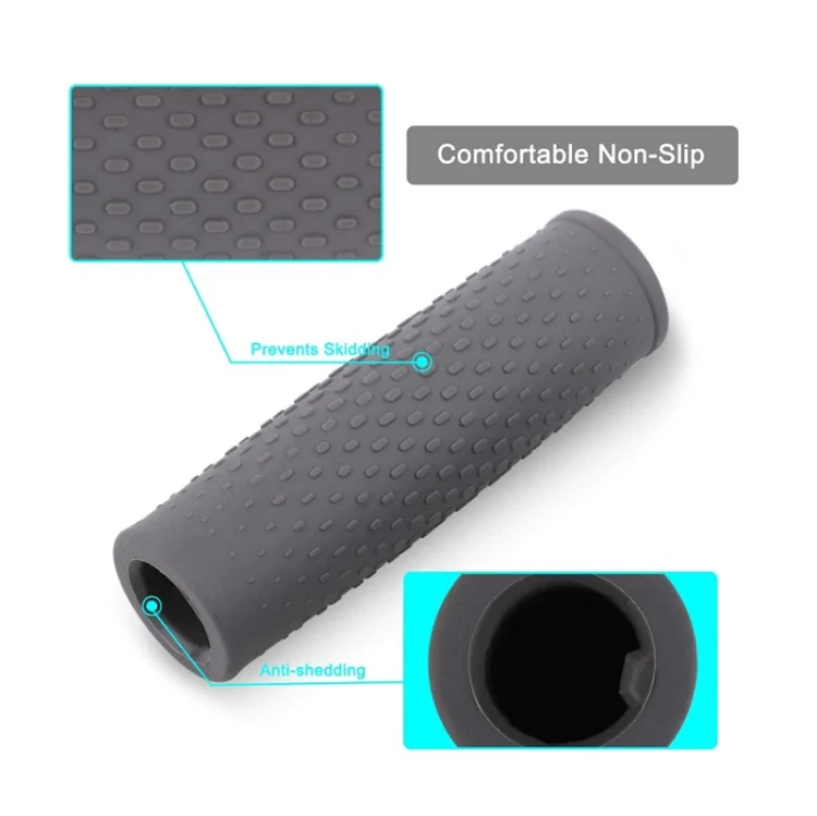 2 Pairs Scooter Accessories Handlebar Rubber Handle Cover For Xiaomi Mijia M365 / M365 Pro(Black) - Image 5