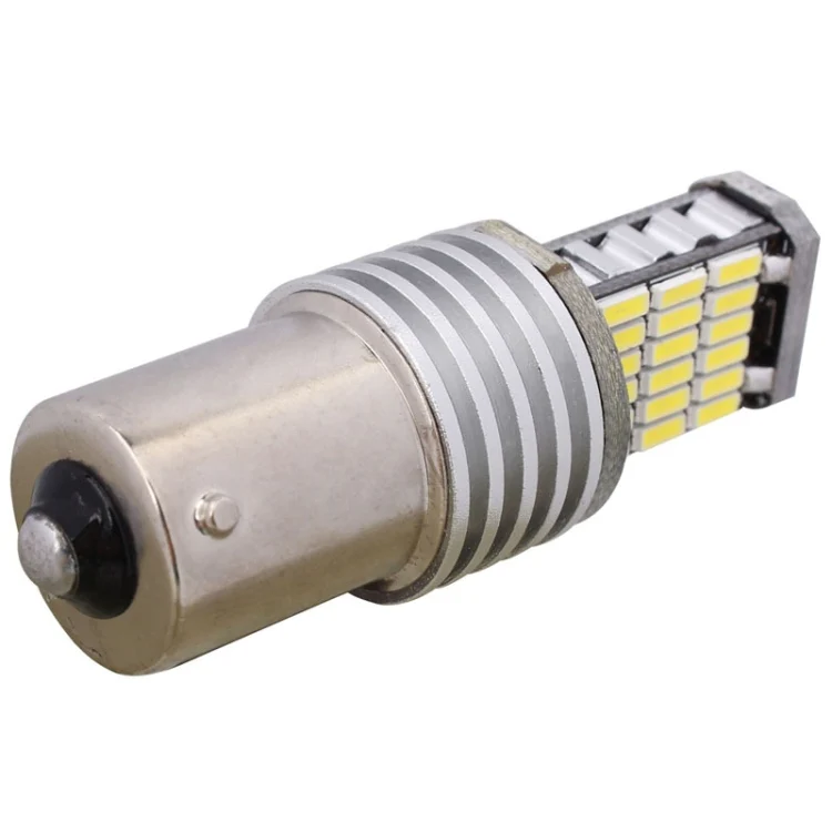 2 PCS 1156 9W 450LM White Light 45 LED 4014 SMD Car Brake Light Steering Light Bulb, DC 12V - Image 3