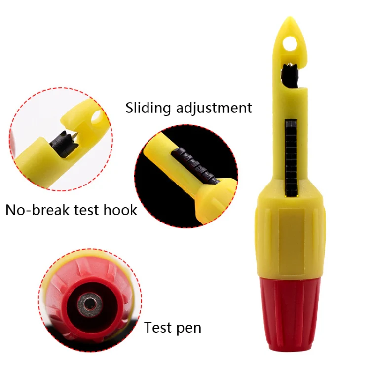 2 PCS Automotive Circuit Repair Tool Free Line Punch Device(Red+Black) - Image 5