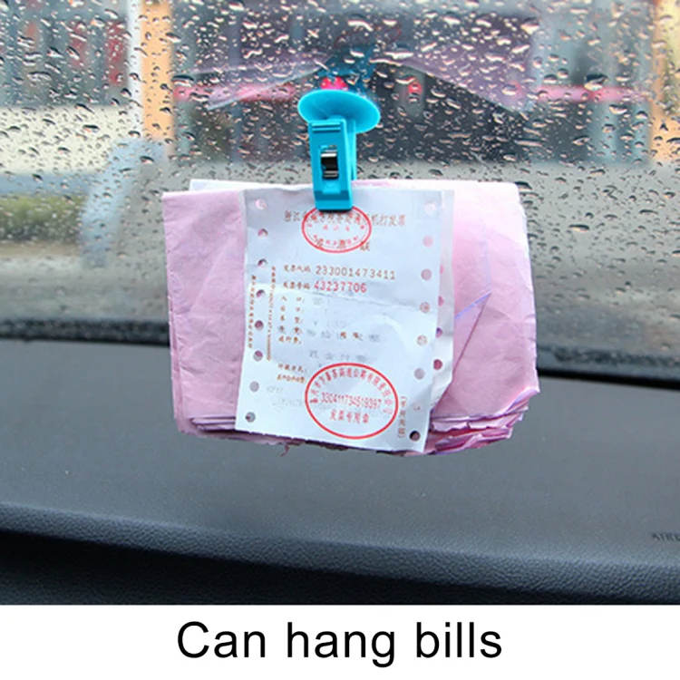 2 PCS Car Windshield Multi-functional Suction Cup Clip, Random Color Delivery - Image 9
