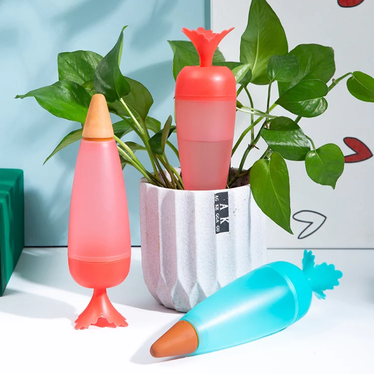 2 PCS Carrot-shaped Automatic Flower Watering Device Seepager(Blue) - Image 6