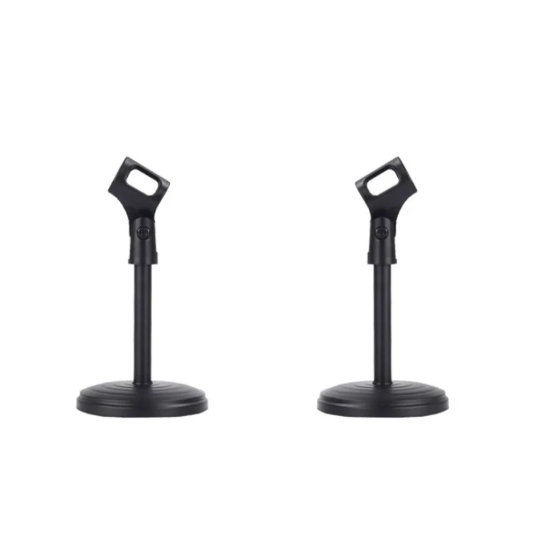 2 PCS Desktop Microphone Stand Desktop Multifunctional Live Microphone Stand without Lifting (ZM-01) - Image 2