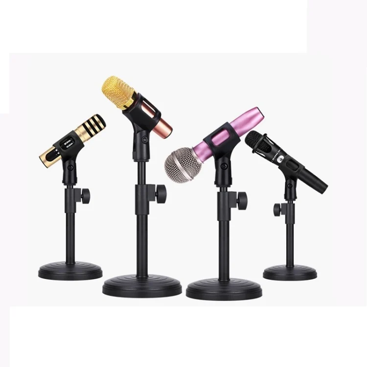 2 PCS Desktop Microphone Stand Desktop Multifunctional Live Microphone Stand without Lifting (ZM-01) - Image 5