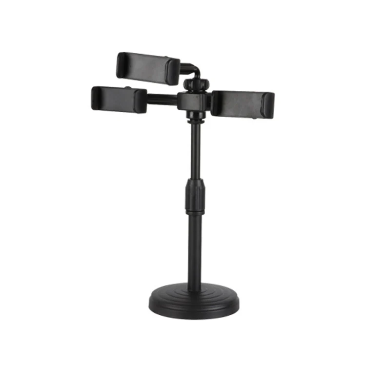 2 PCS Desktop Universal Retractable Multifunctional Mobile Phone Live Broadcast Stand, Specification: Three Positions - Image 2