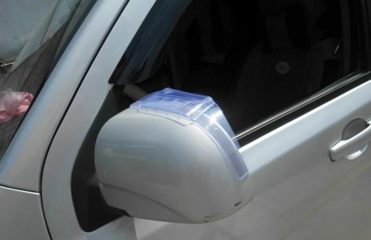 2 PCS Flexible Shielding Rain Board Rain Eyebrow with Wind Guide Apparatus for Car Rearview Mirrors(Black) - Image 7