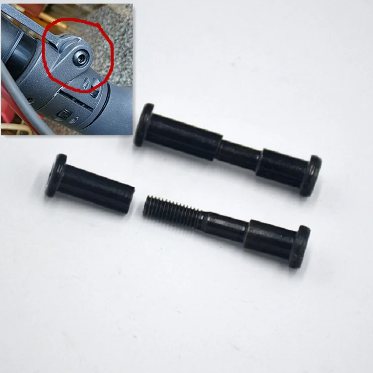 2 PCS For Xiaomi Mijia M365 Electric Scooter Fold Part Inner Hexagon Lock Screws(Black)