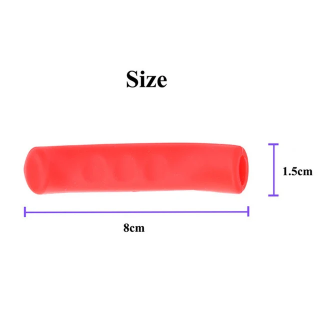 2 PCS For Xiaomi Mijia M365 Electric Scooter Handbrake Non-Slip Silicone Cover(Pink) - Image 3