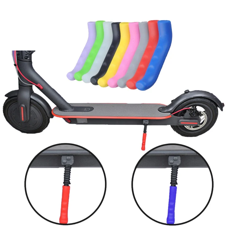 2 PCS For Xiaomi Mijia M365 Electric Scooter Handbrake Non-Slip Silicone Cover(Pink) - Image 6