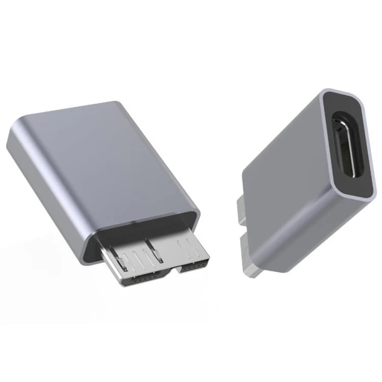 2 PCS JUNSUNMAY USB-C / Type-C Female to Male USB 3.0 Micro B Adapter Converter - Image 2