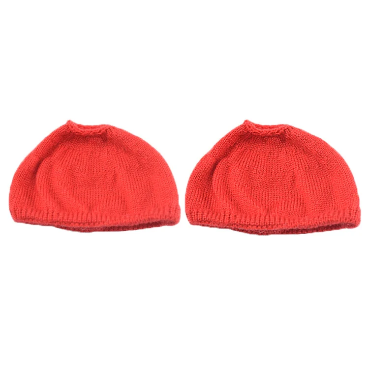 2 PCS Knitted Headphone Dustproof Protective Case for Beats Solo2 / Solo3(Red) - Image 2